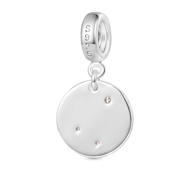 Gnoce Star Disk Engravable Pendant Dangle Charm_3