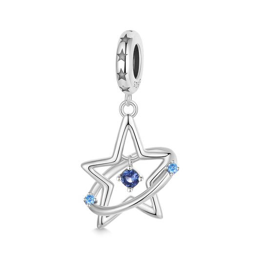 Gnoce Fantasy Star Trail Pendant Dangle Charm_1