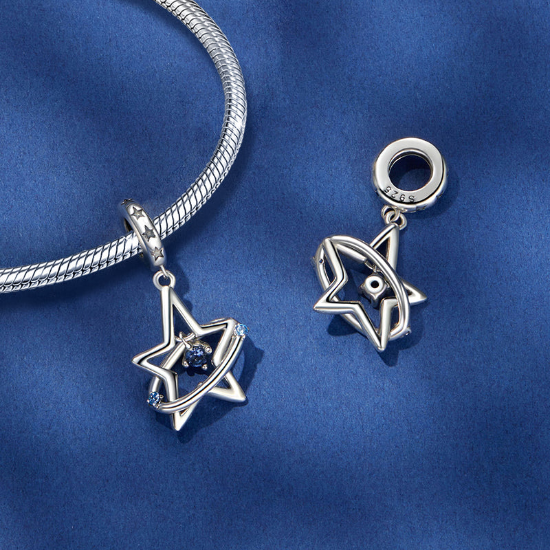 Gnoce Fantasy Star Trail Pendant Dangle Charm_2