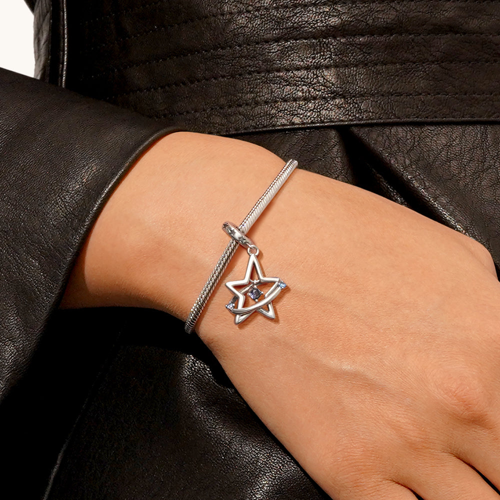 Gnoce Fantasy Star Trail Pendant Dangle Charm_5