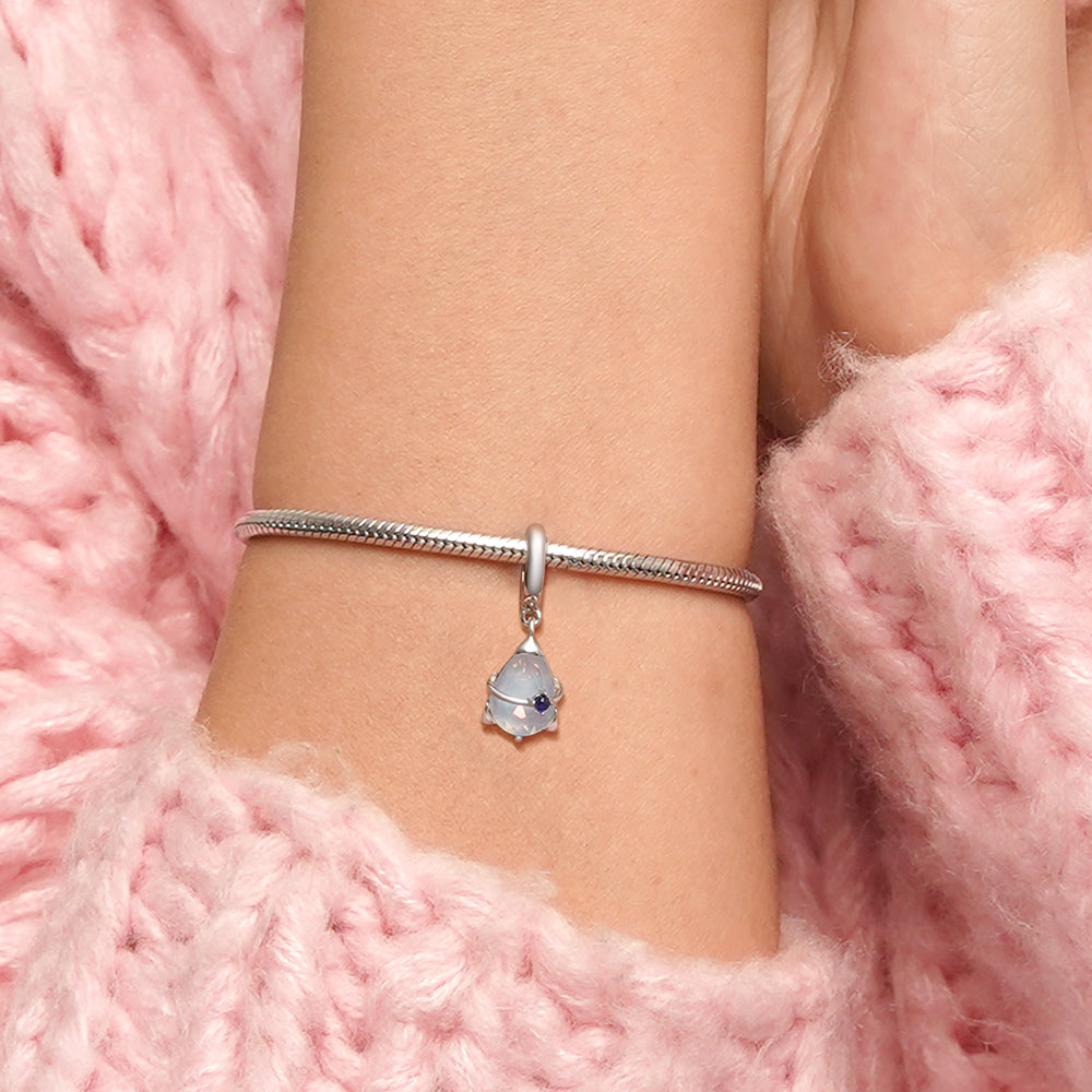 Gnoce Romantic Rocket Pendant Dangle Charm_5