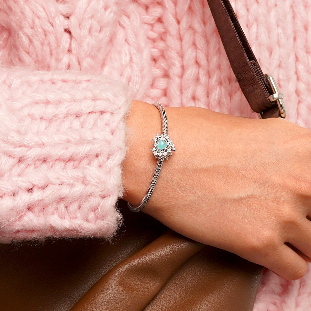 Gnoce Vintage Blue Heart Charm_4