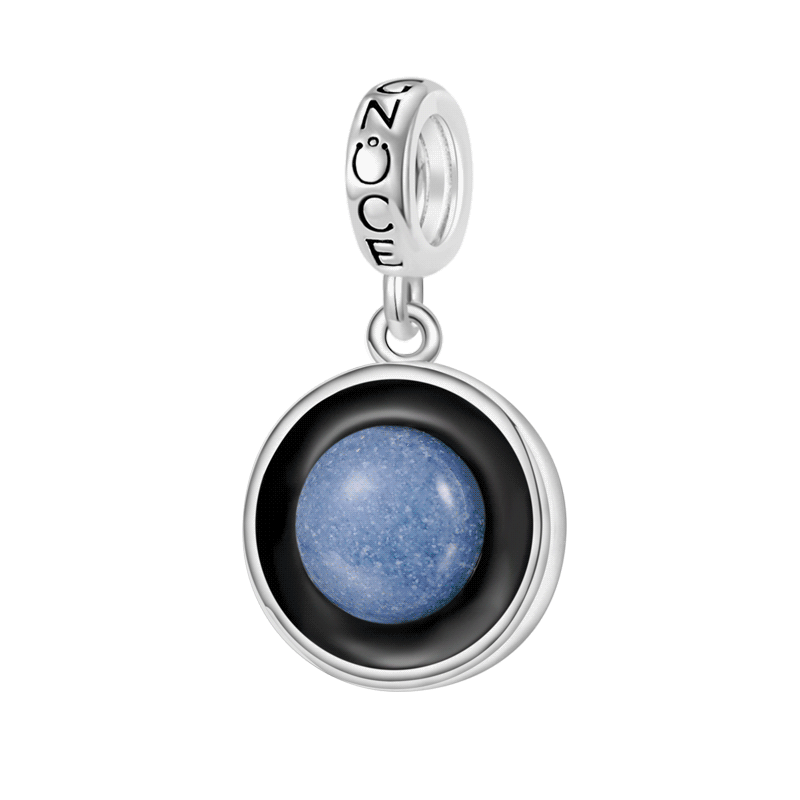 Gnoce "Sometimes the moon is all I have" Glow-in-the-Dark Moon Pendant Dangle Charm_1