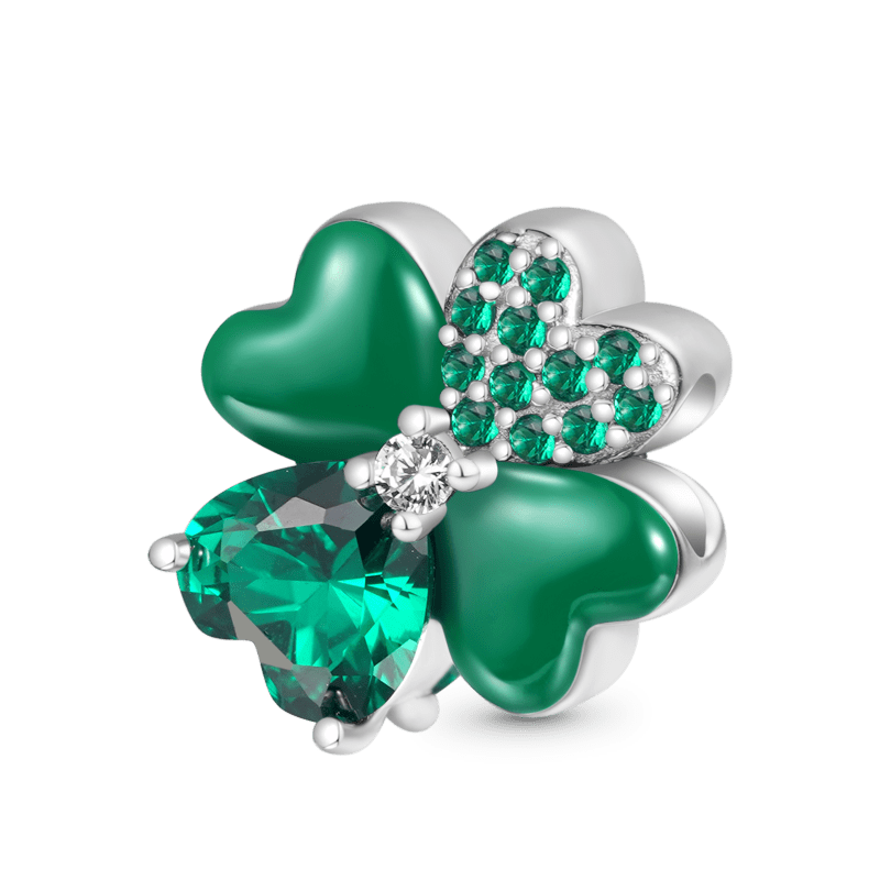 Gnoce Lucky Four Leaf Clover Charm_1