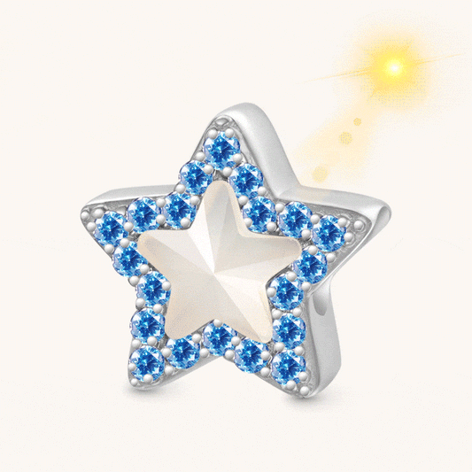 Gnoce Blue Star Color-changing Charm_1
