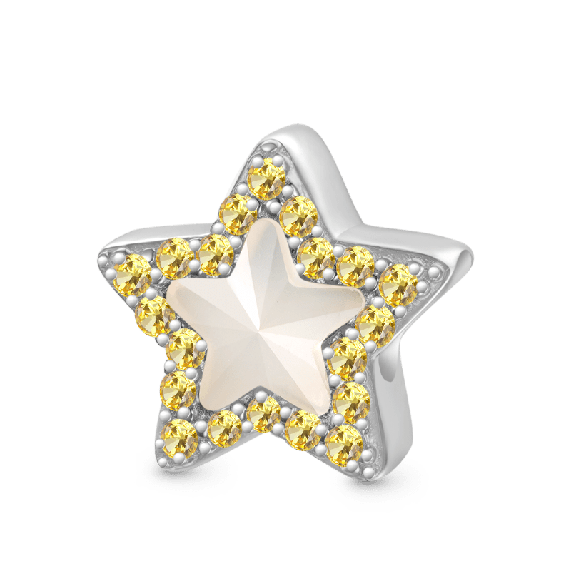 Gnoce Yellow Star Color-changing Charm_2