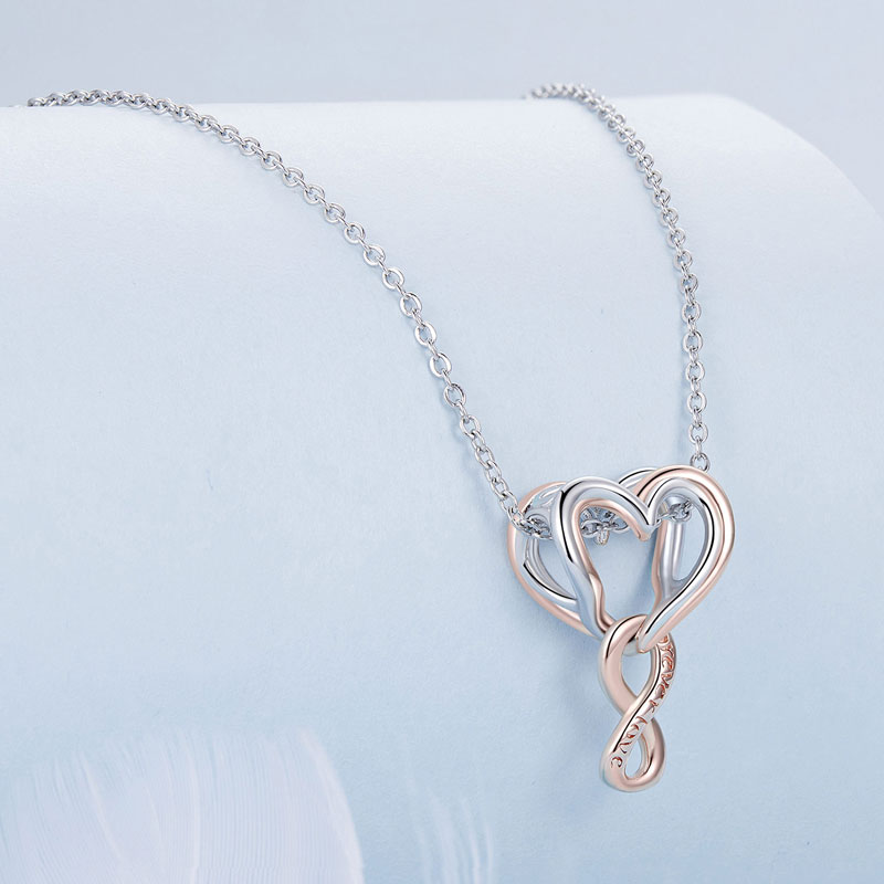 Gnoce Rose Gold Eternal Heart Charm_3