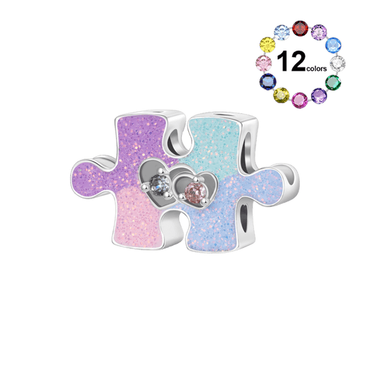 Gnoce Birthstone Puzzle Love Charm_1