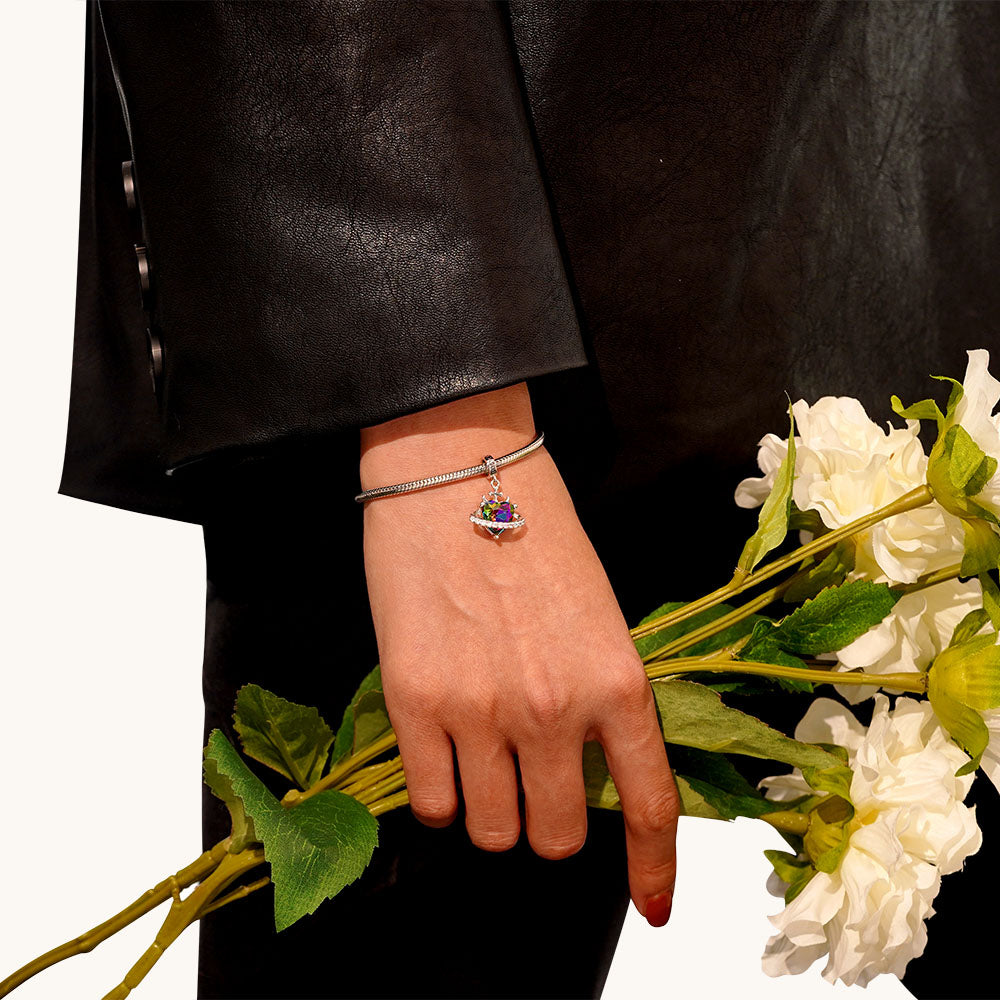 Gnoce Planet Heart Little Devil Pendant Dangle Charm_6