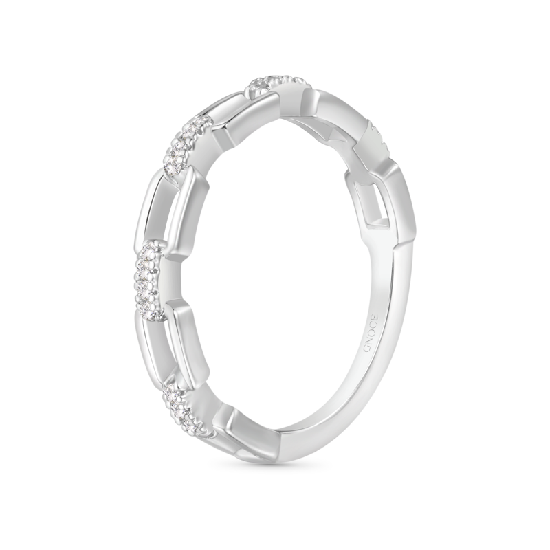 Gnoce Silver Open Link Ring_2