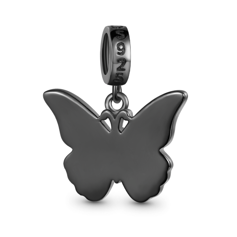 Gnoce Blue Butterfly Pendant Dangle Charm_2