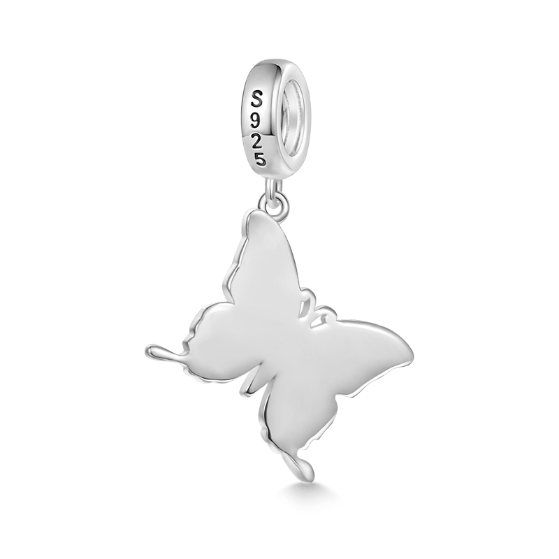 Gnoce Blue-violet Butterfly Pendant Dangle Charm_2