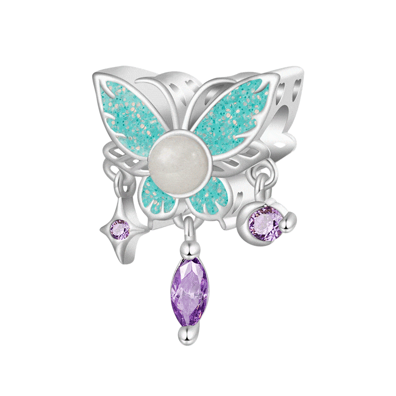 Gnoce Glow-in-the-Dark Butterfly Charm_1