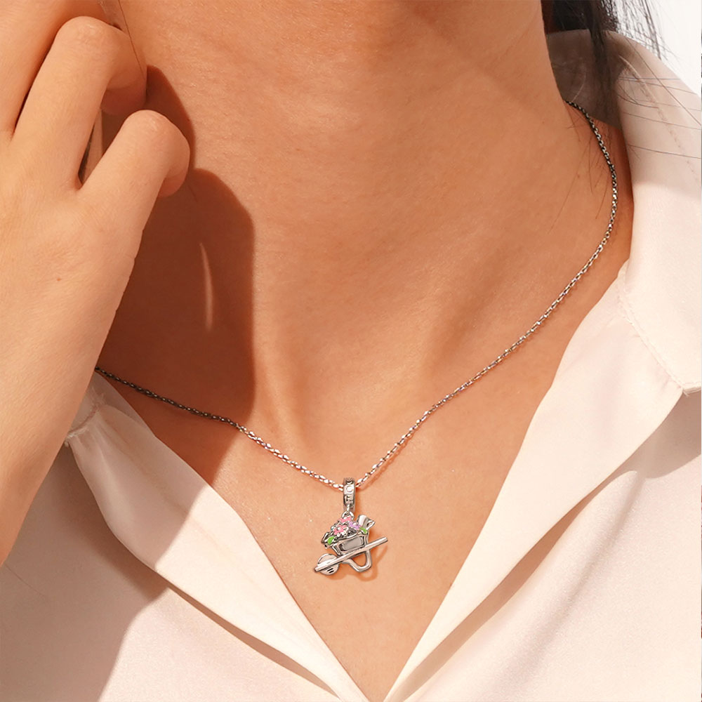 Gnoce Garden Trolley Pendant Dangle Charm_5