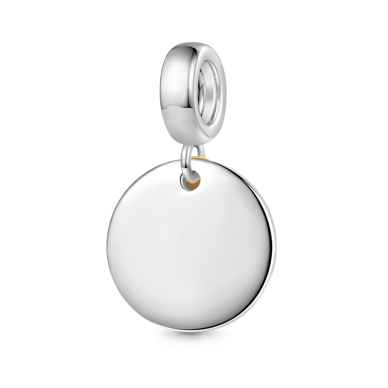 Gnoce "The love between a mother and son is forever" Heart Pendant Dangle Charm_2