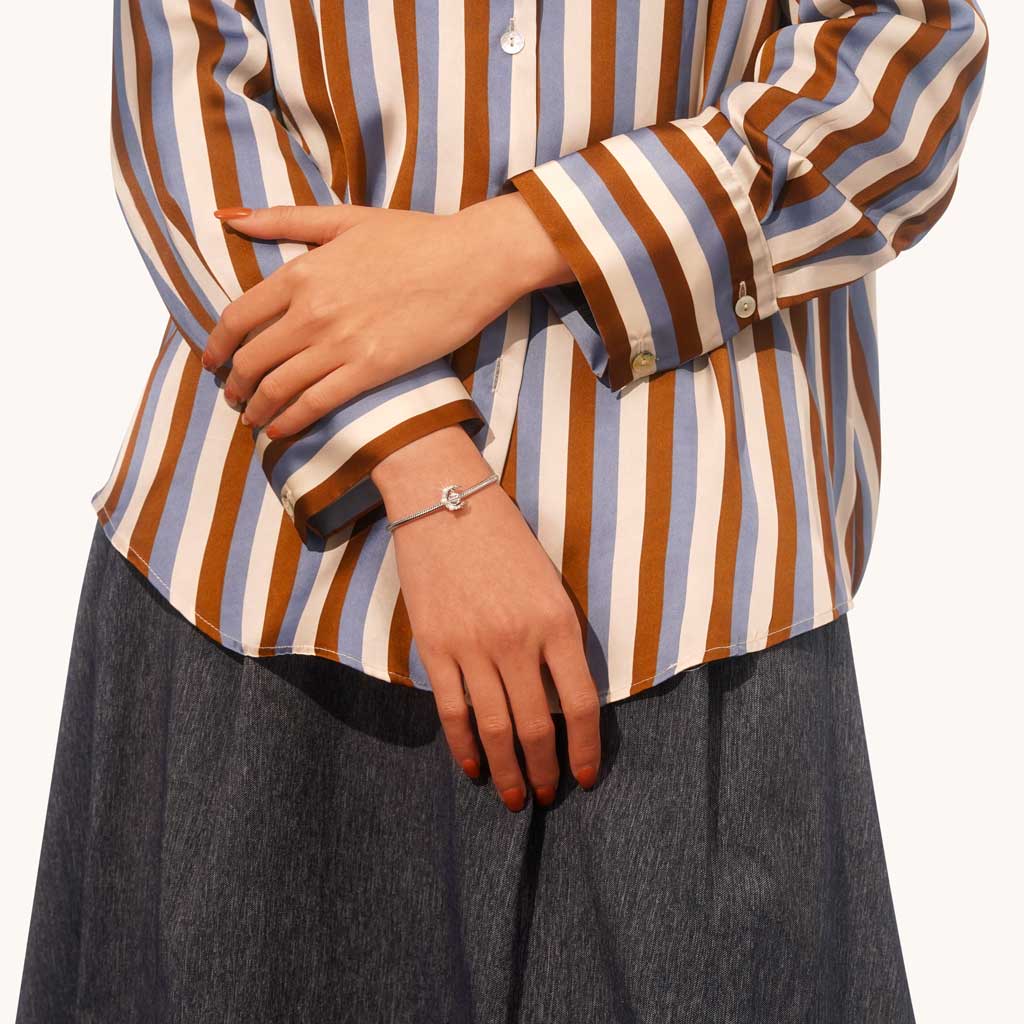 Gnoce "I love you to the moon and back" Pearl Moon Charm_4