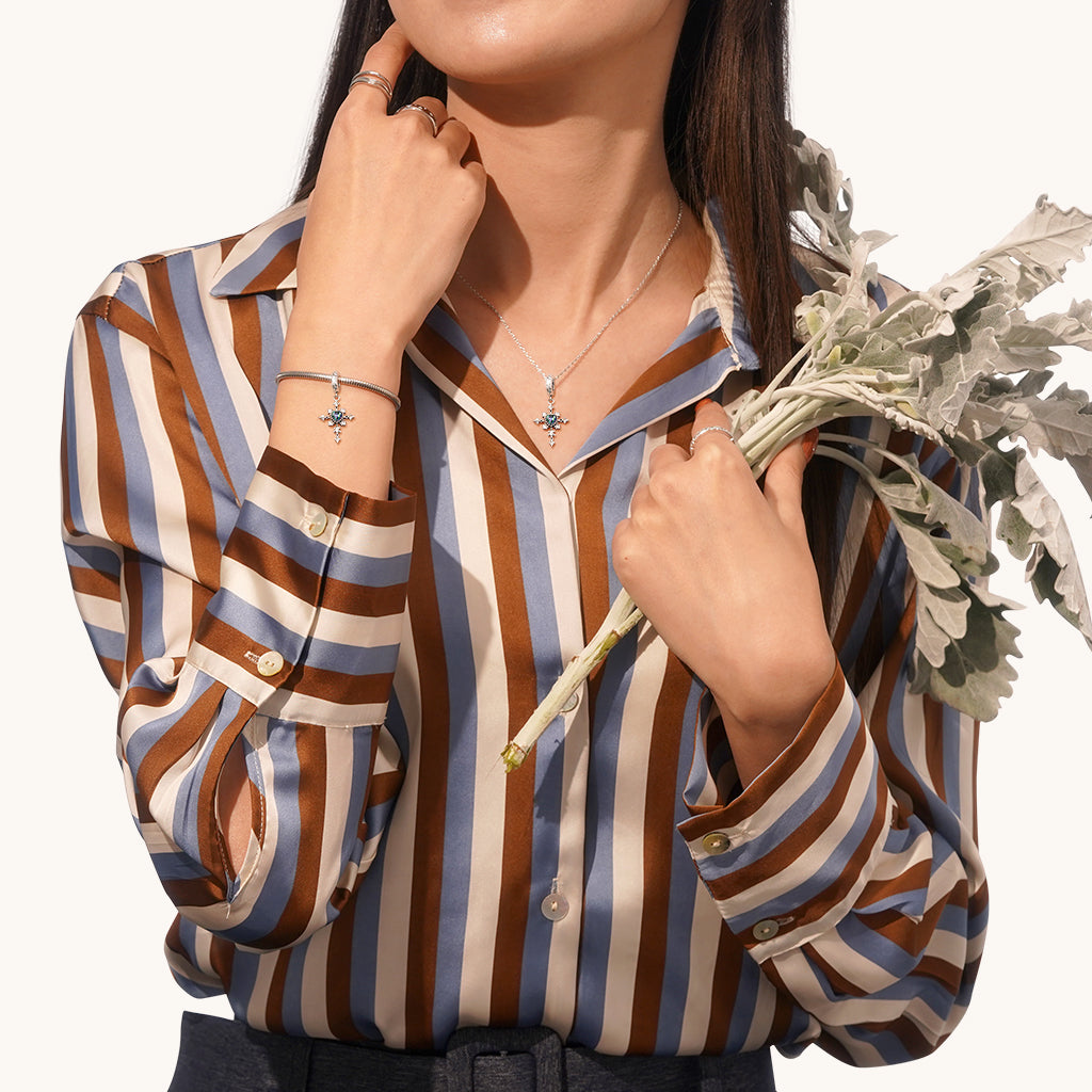 Gnoce Heart of Darkness Cross Pendant Dangle Charm_3