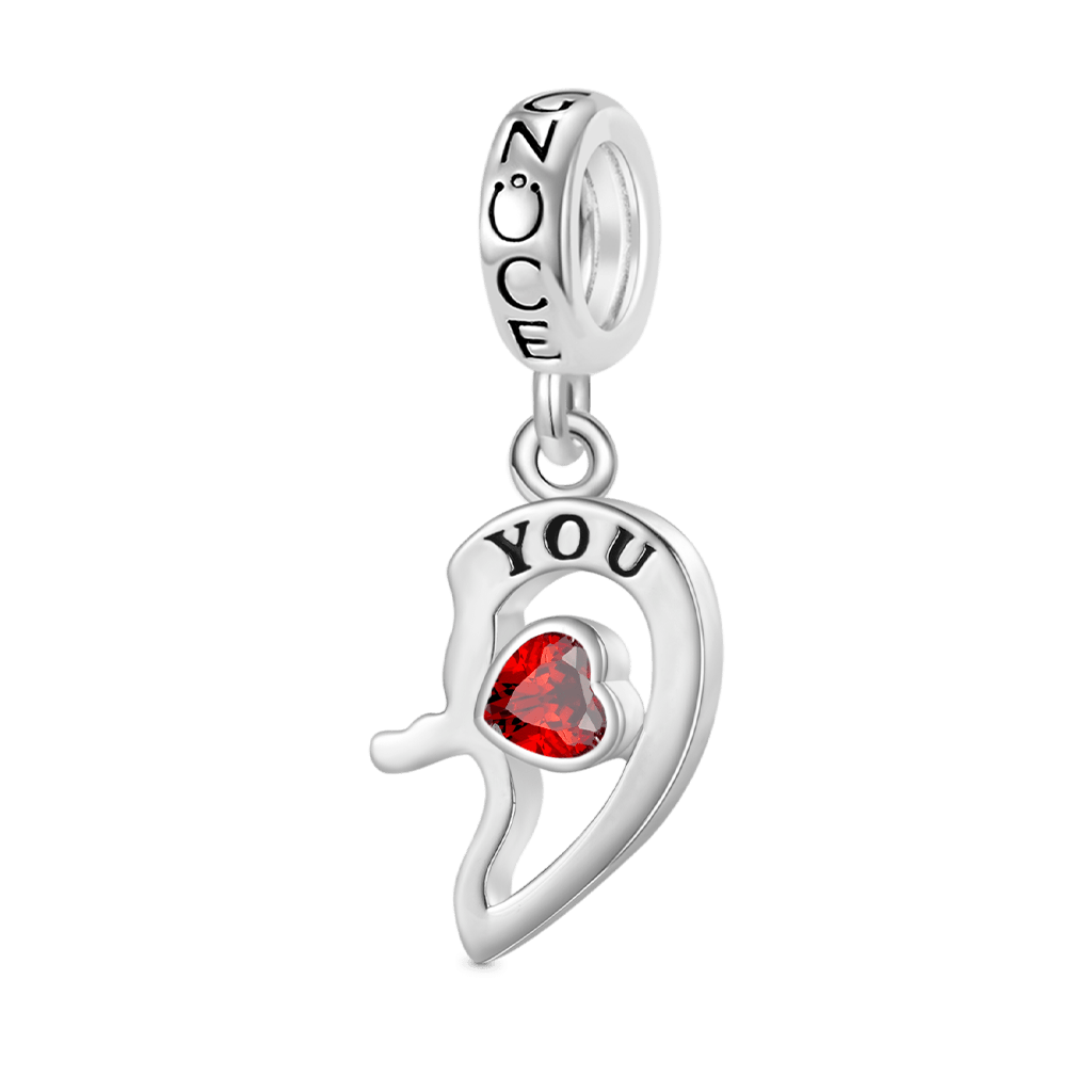 Gnoce "I LOVE YOU" Key Lock Couple Pendant Dangle Charm_4