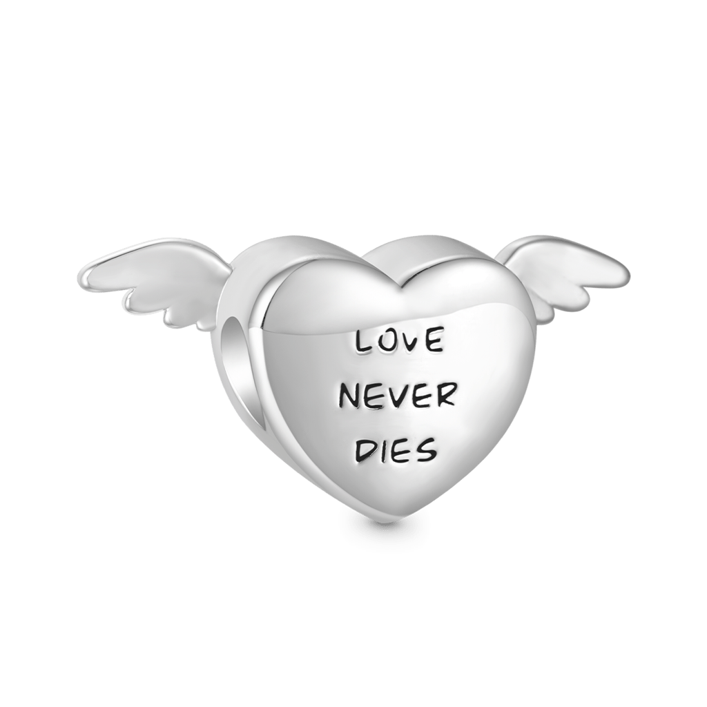 Gnoce "LOVE NEVER DIES" Wings of Love Glow-in-the-Dark Charm_3