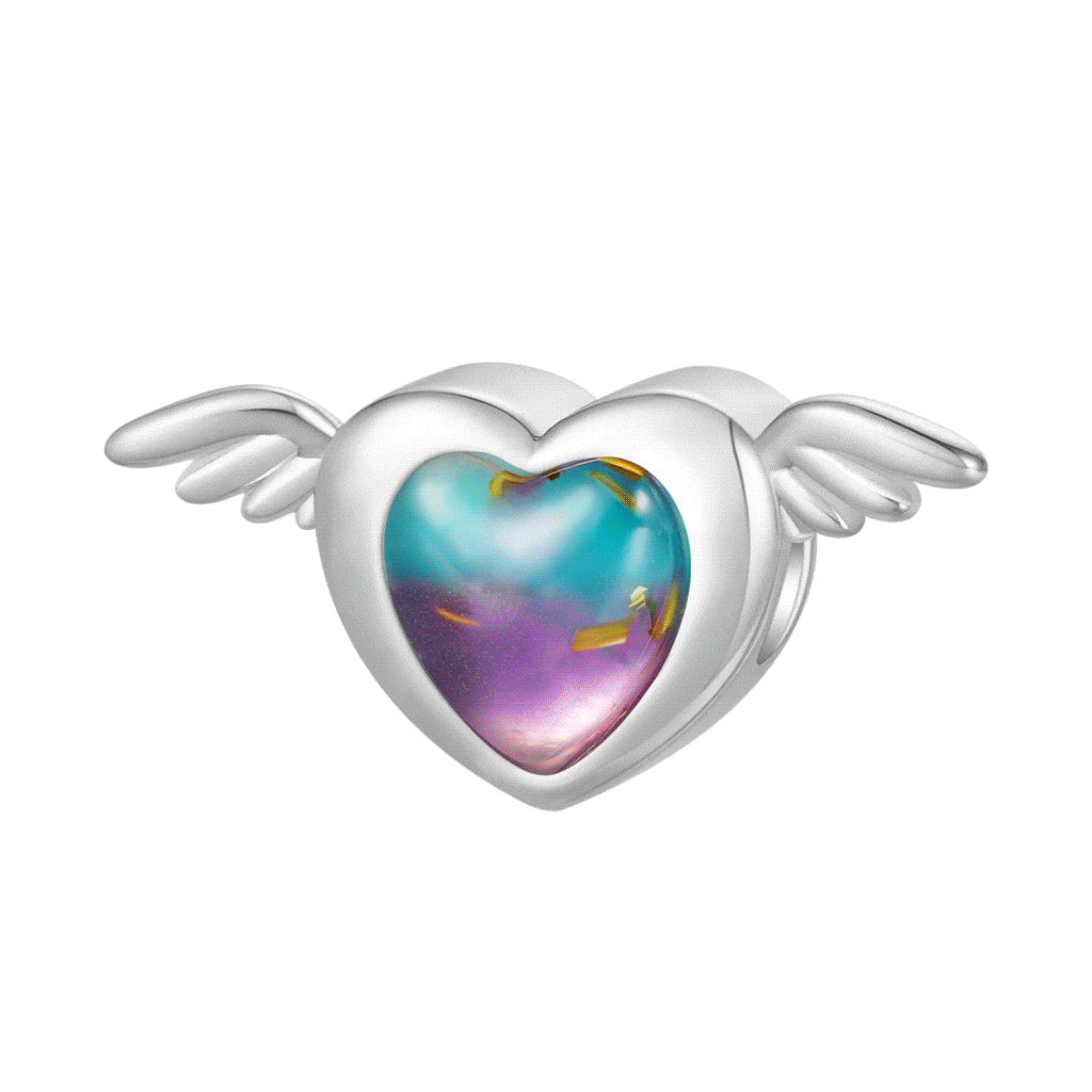 Gnoce "LOVE NEVER DIES" Wings of Love Glow-in-the-Dark Charm_1