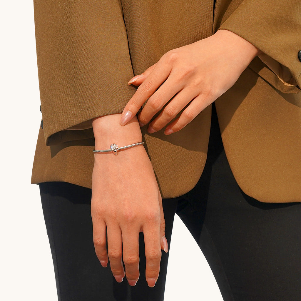 Gnoce Engravable Flowers Bouquet Charm_5