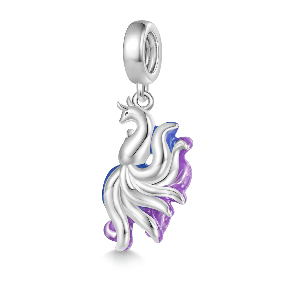 Gnoce Nine Tailed Fox Pendant Dangle Charm_2
