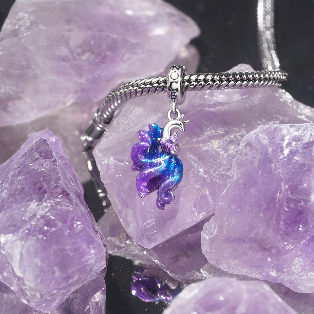 Gnoce Nine Tailed Fox Pendant Dangle Charm_3