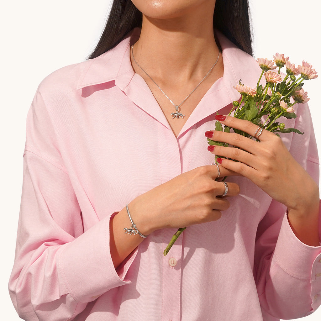 Gnoce Panther Animal Pendant Dangle Charm_4