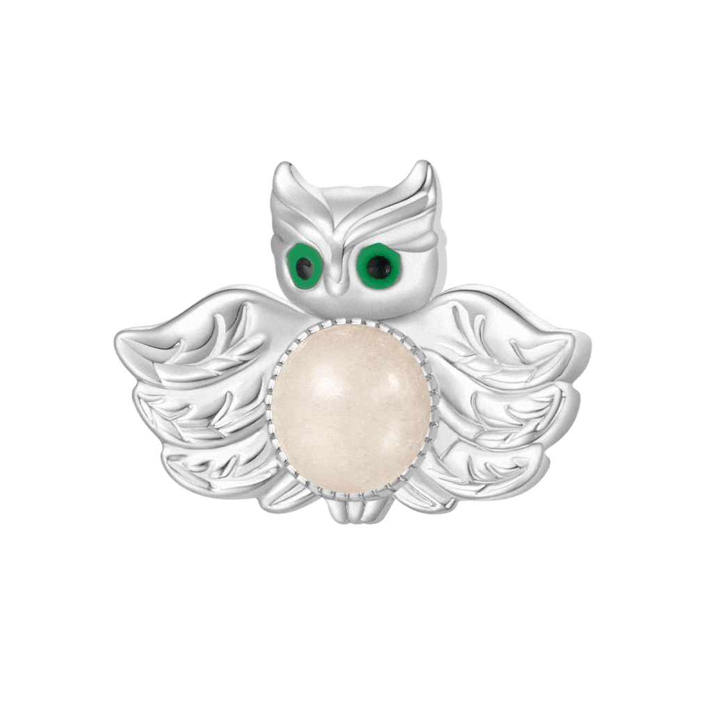 Gnoce ​Owl Glow-in-the-Dark Charm_1