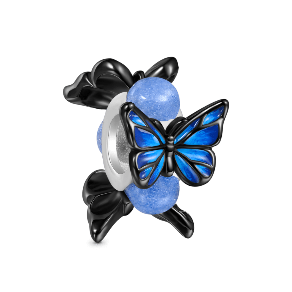 Gnoce Blue Morpho Butterfly Glow-in-the-Dark Charm_3