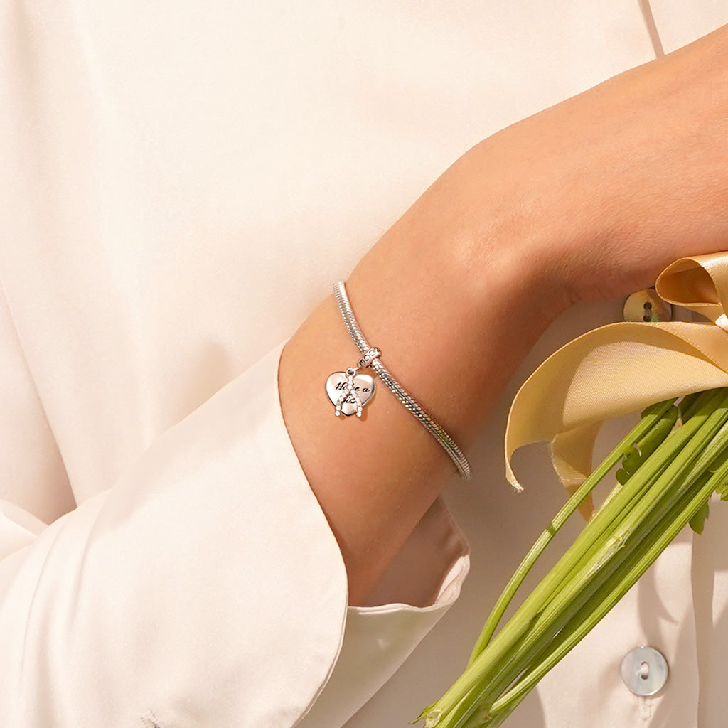 Gnoce "Make a wish" Heart Wishbone Charm_6