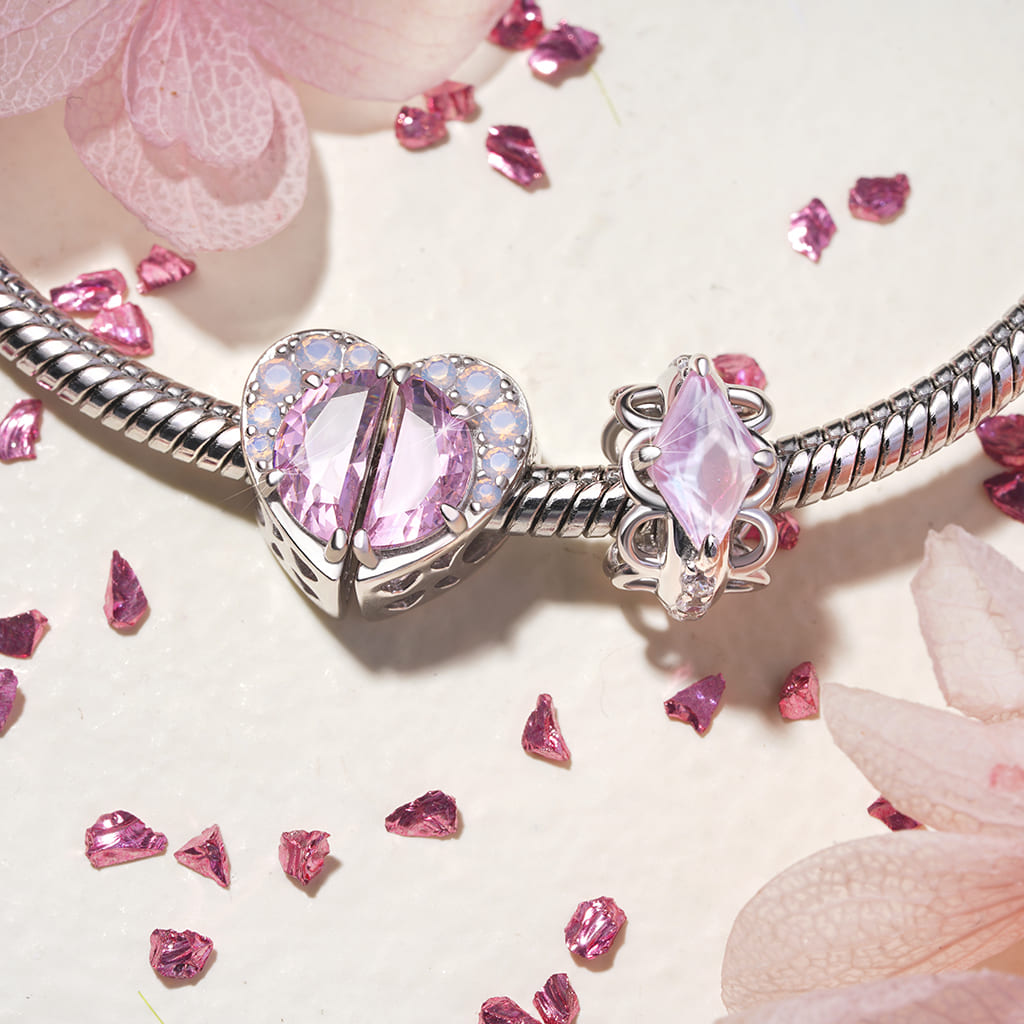 Gnoce Pink Lace Stopper Charm_3