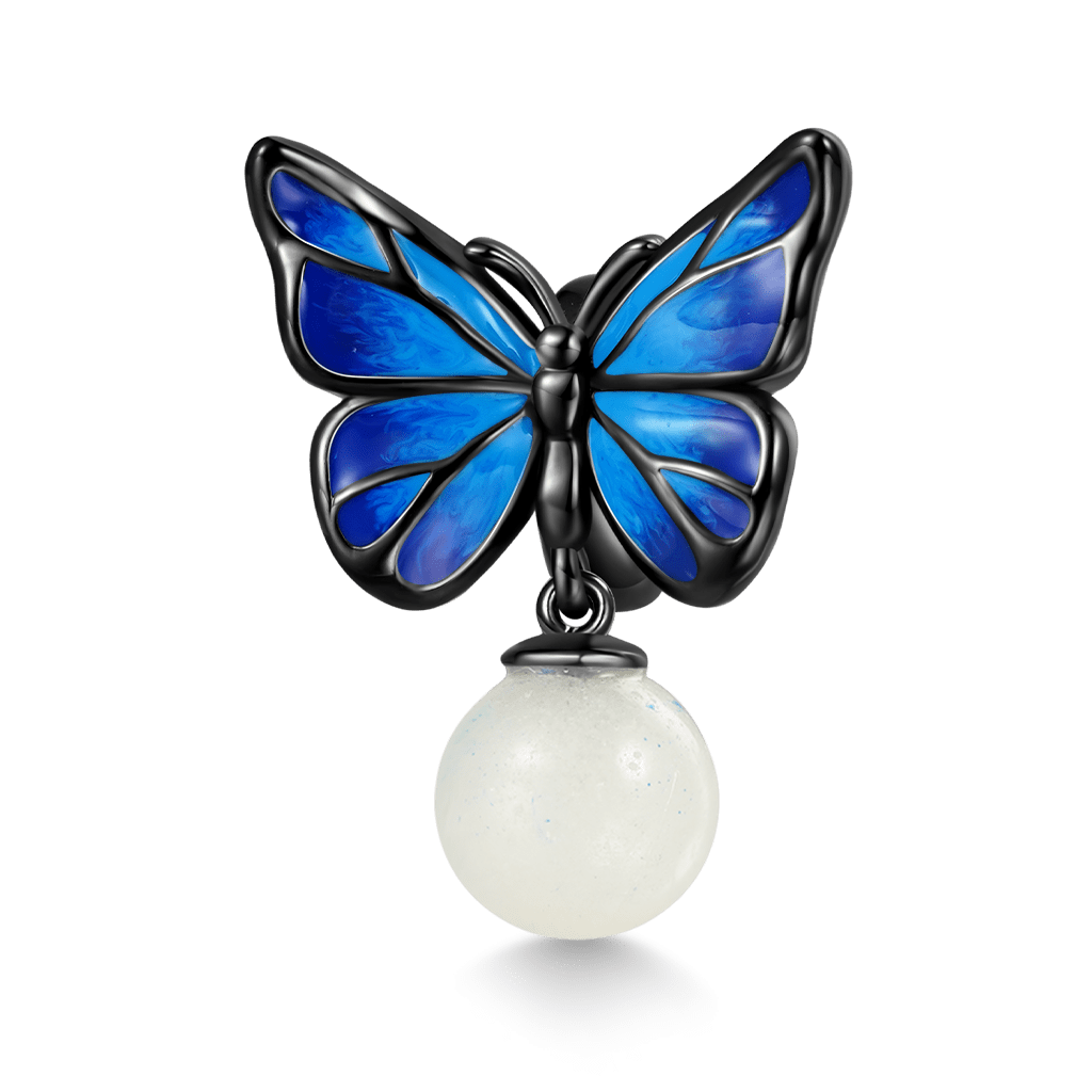 Gnoce Blue Morpho Butterfly Glow-in-the-Dark Charm_2