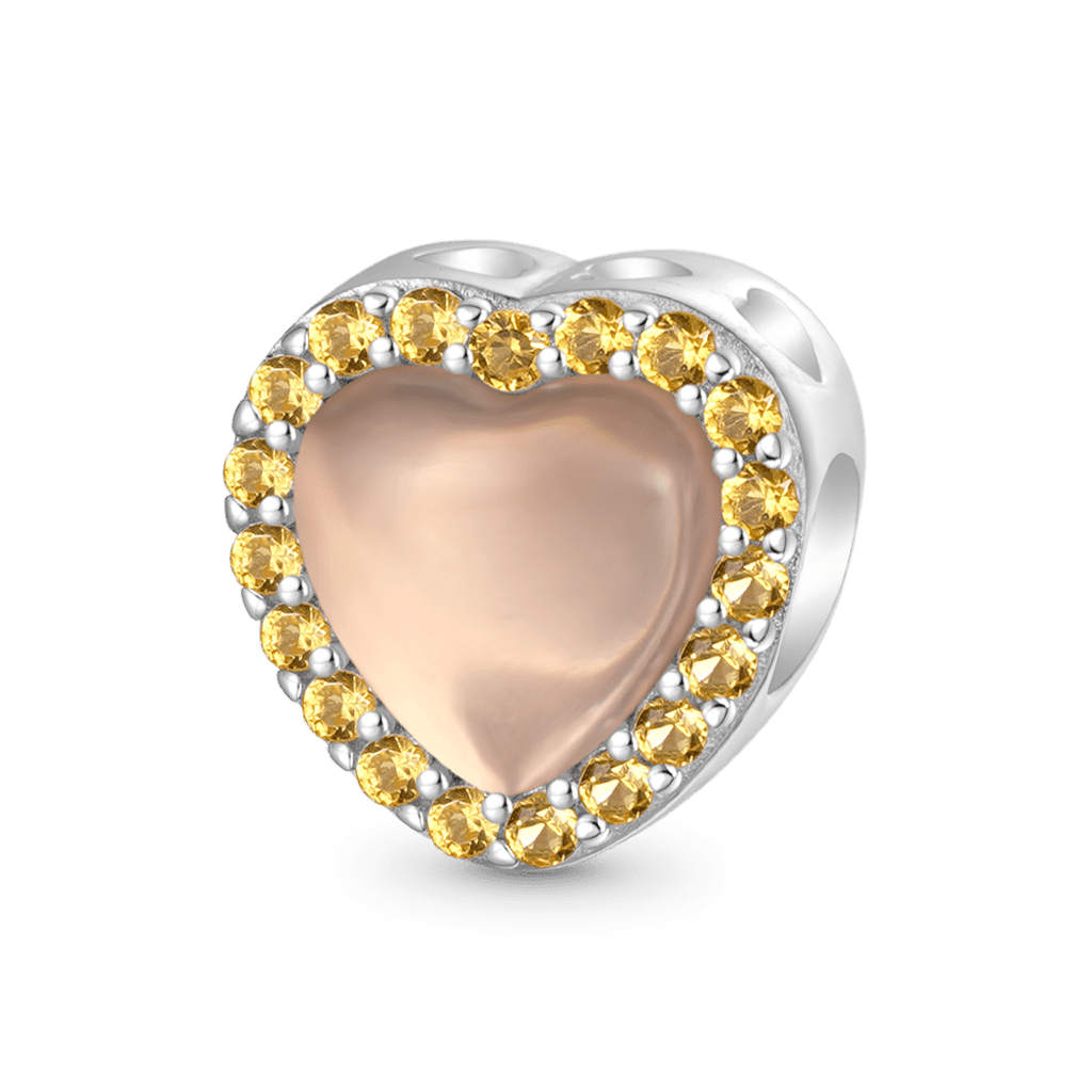 Gnoce Yellow Heart Color-changing Charm_2