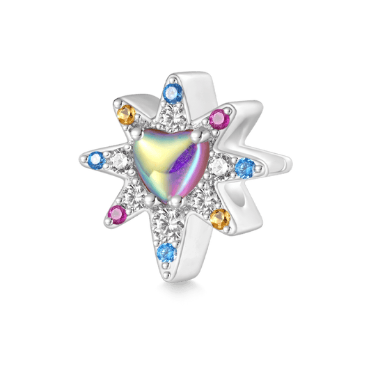 Gnoce Colorful Eight-pointed Star Charm_1