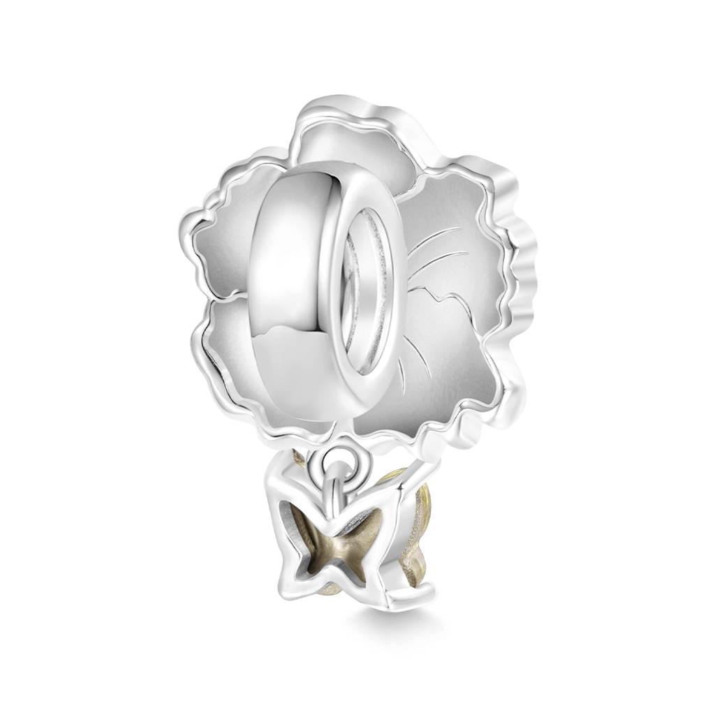 Gnoce Red Hibiscus Flower Charm_2