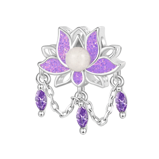 Gnoce Lotus Flower Glow-in-the-Dark Charm_1