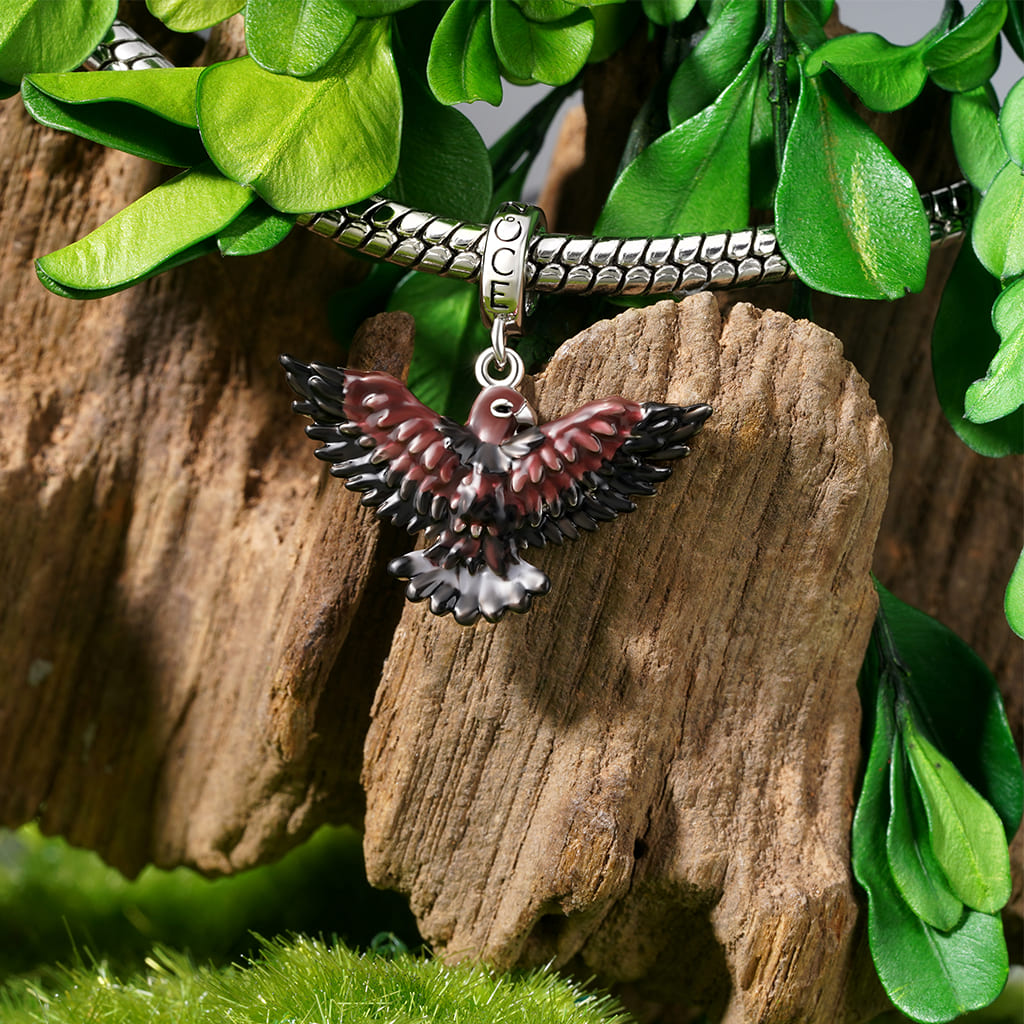 Gnoce Sky Overlord Eagle Pendant Dangle Charm_3