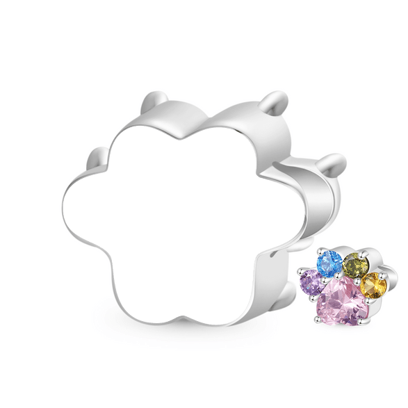 Gnoce Engravable Pet Paw Charm