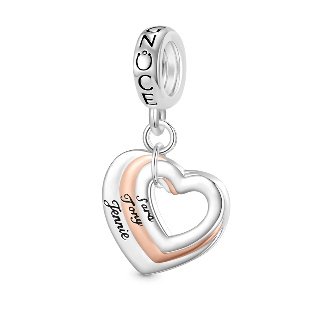 Gnoce Heart Engravable Pendant Dangle Charm_1