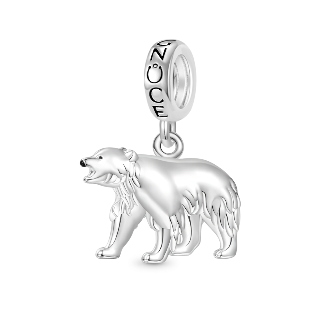 Gnoce Grizzly Bear Pendant Dangle Charm_1