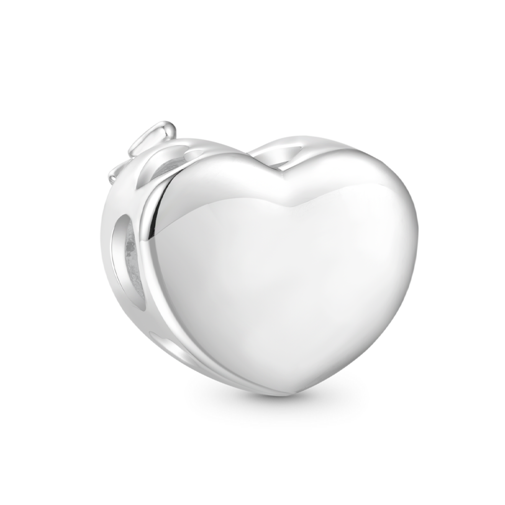 Gnoce Snowflake Water Ripple Love Heart Charm_2