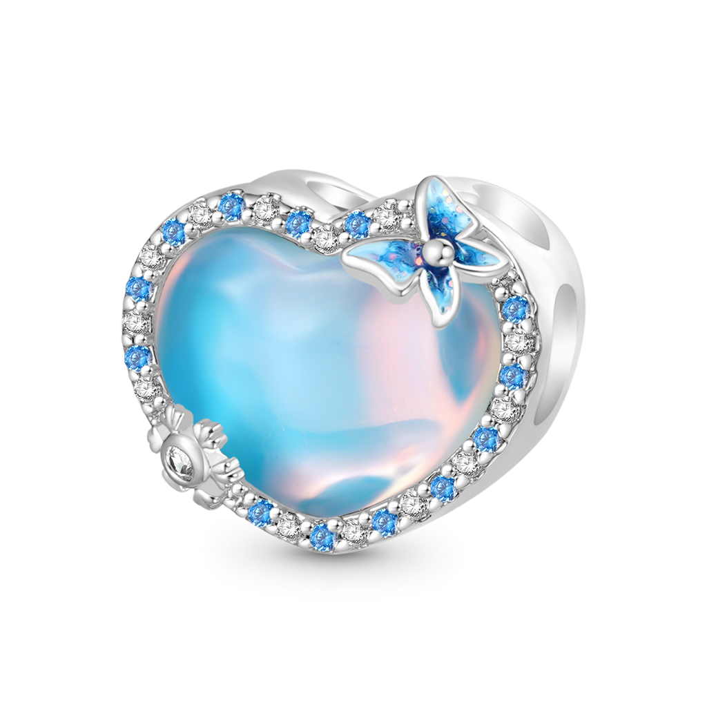 Gnoce Snowflake Water Ripple Love Heart Charm_1