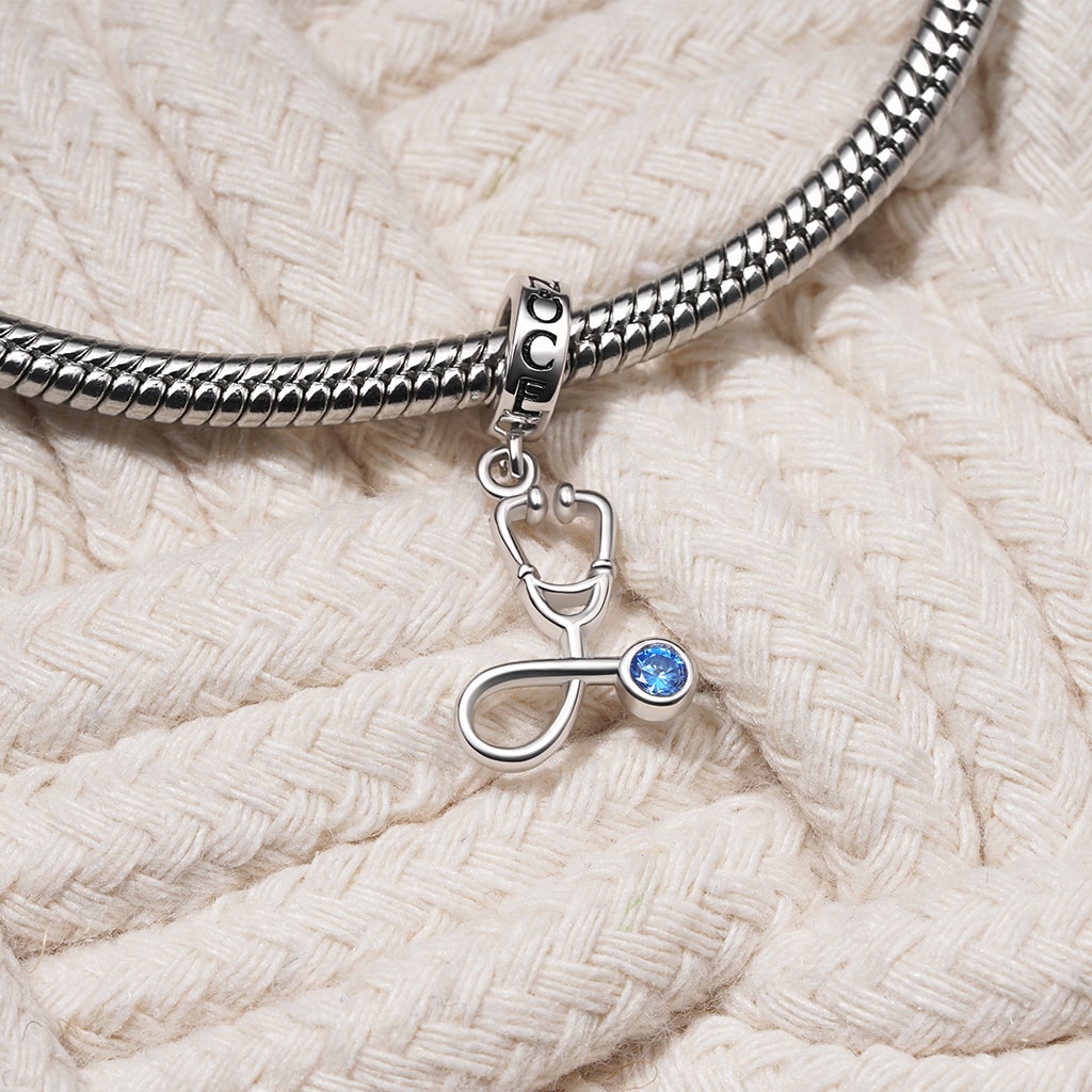 Gnoce Stethoscope Pendant Dangle Charm_3