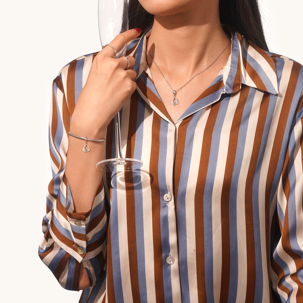 Gnoce Heart Engravable Pendant Dangle Charm_5