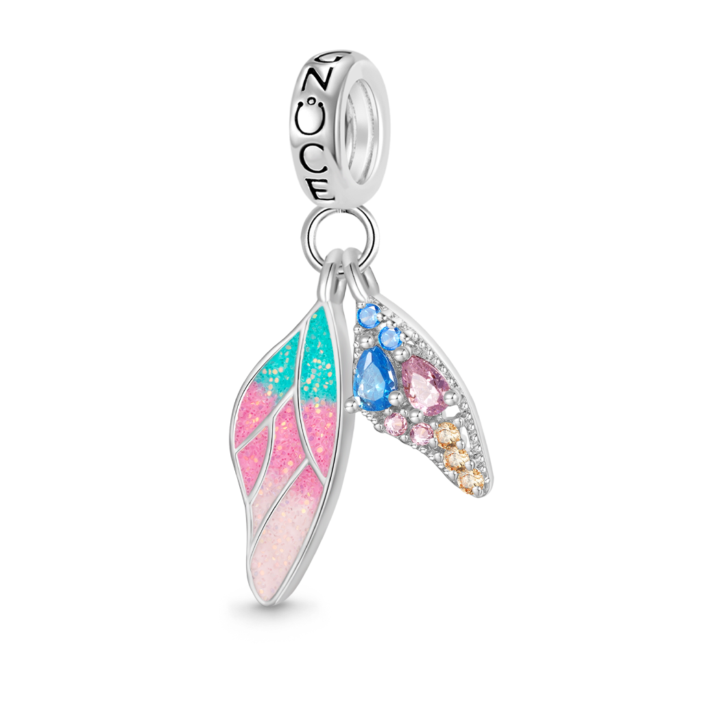 Gnoce Butterfly Wings Pendant Dangle Charm_1