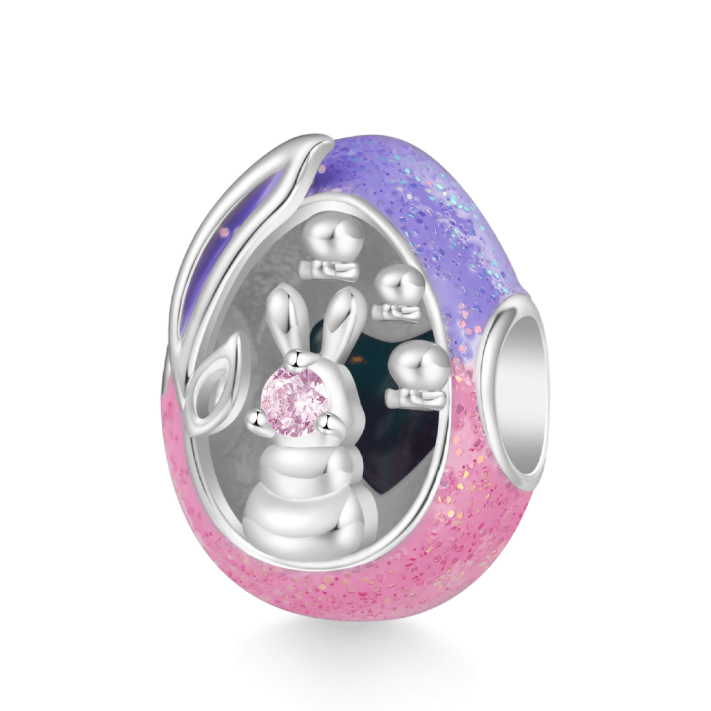 Gnoce Easter Egg Bunny Glow-in-the-Dark Charm_2