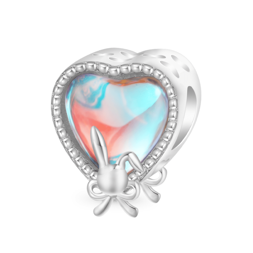 Gnoce Bunny Bow Heart Charm_1