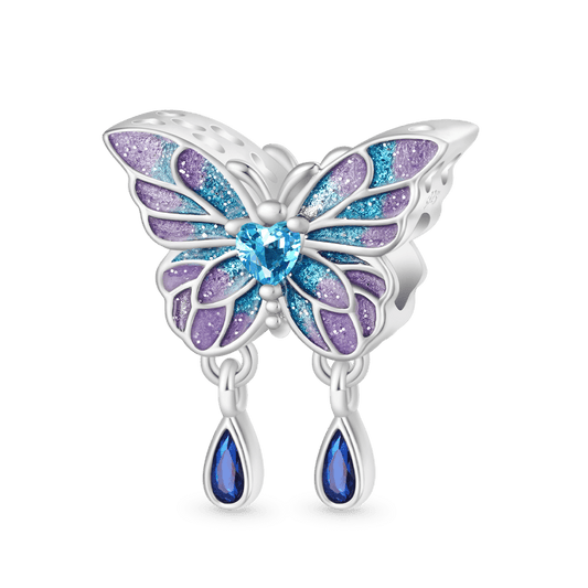 Gnoce Blue Morpho Butterfly Charm_1