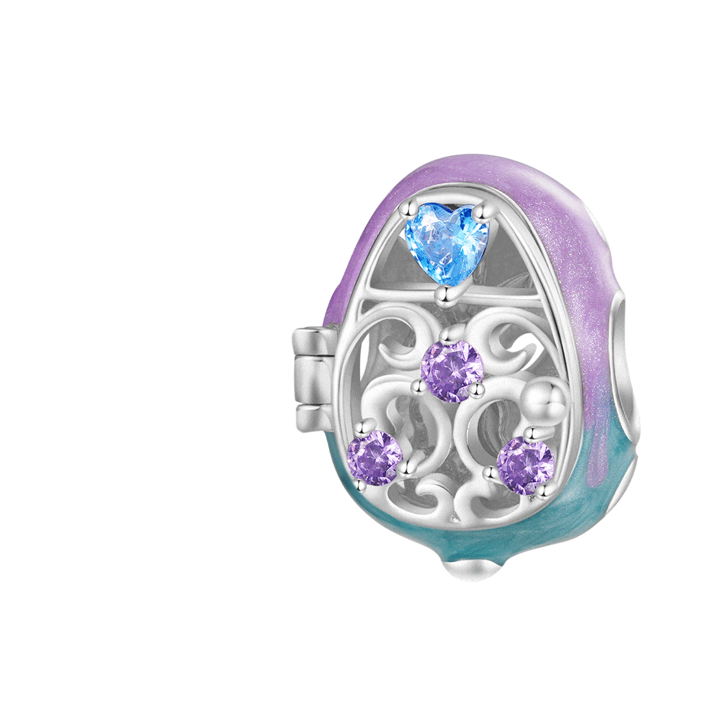 Gnoce Openable Easter Egg Bunny Charm_1